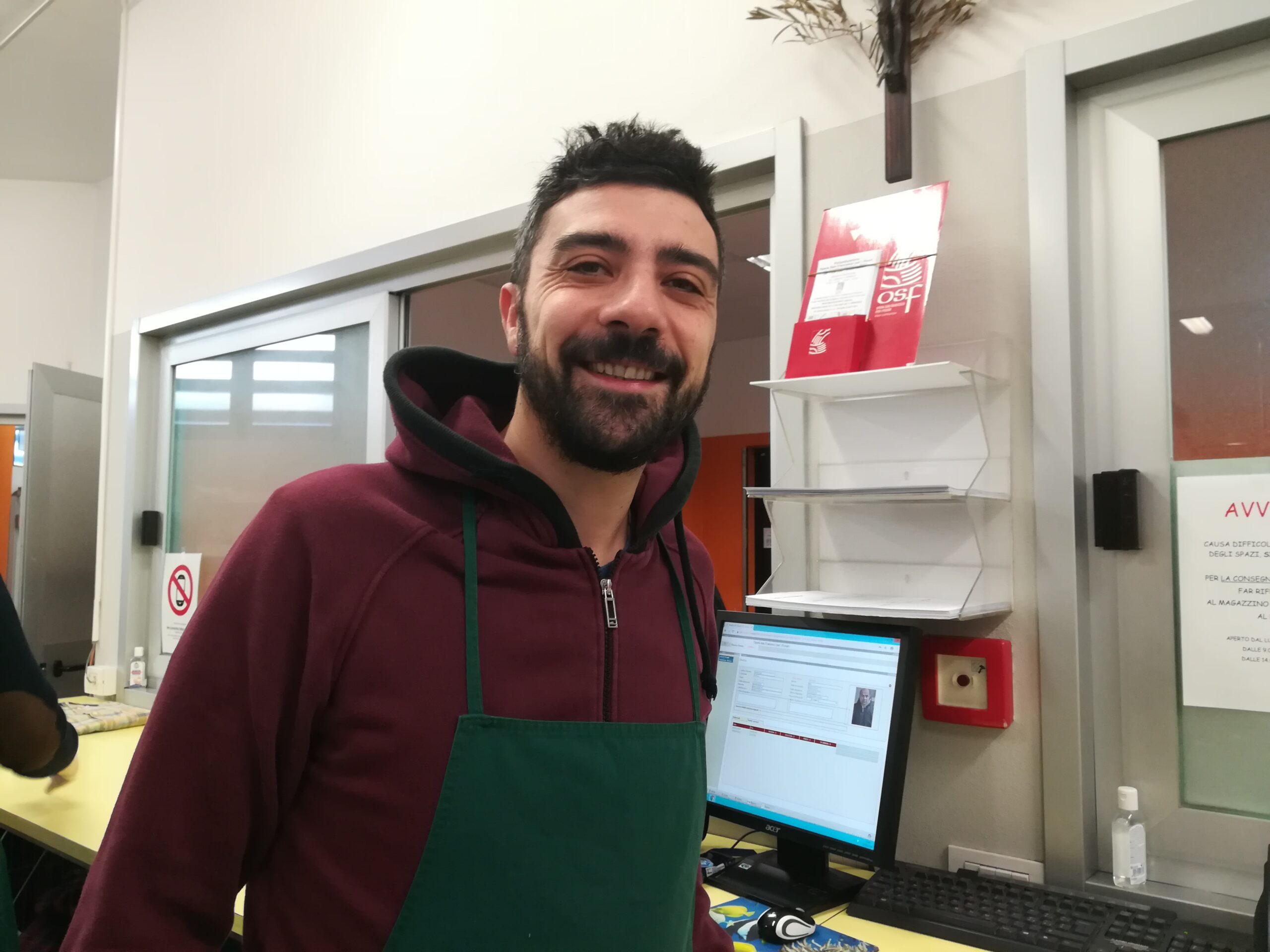 Alessio, volontario in OSF