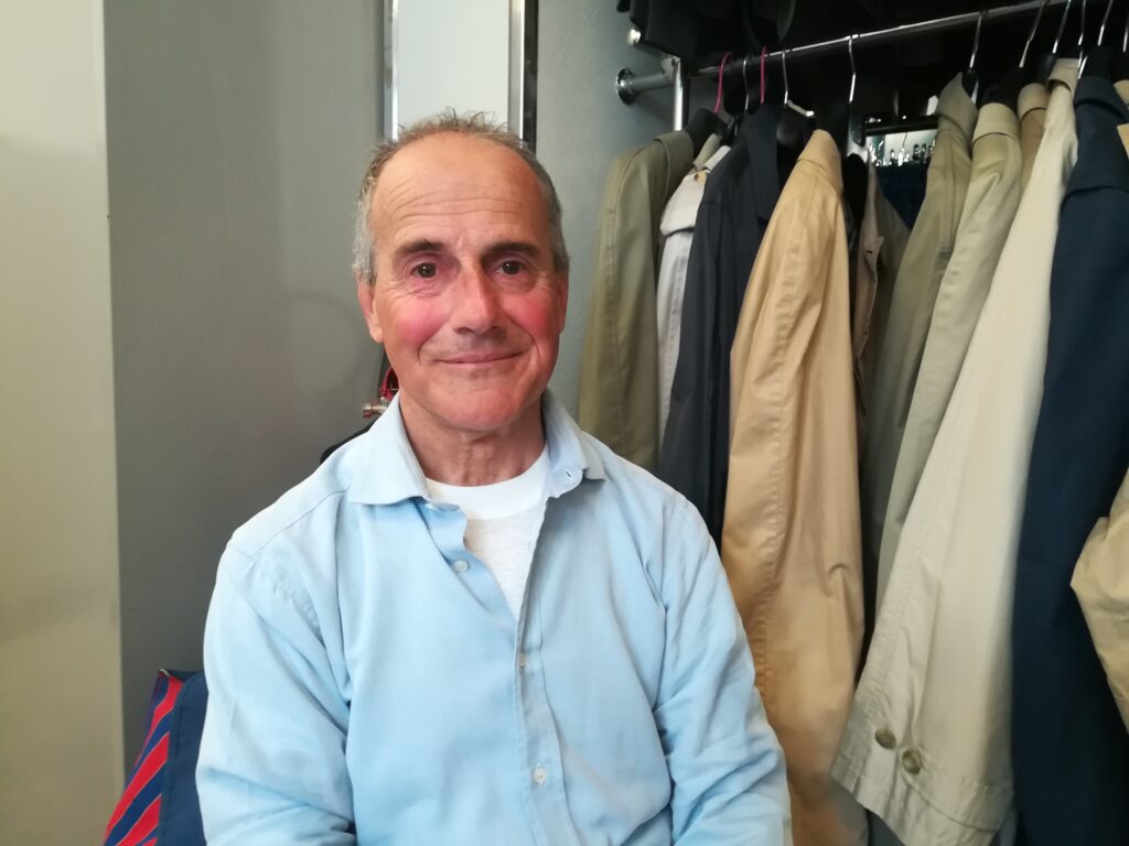 Giorgio, utente alle Docce