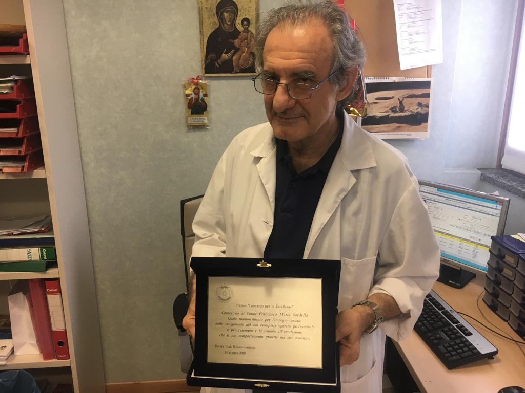 Al Dottor Sardella premio "Leonardo per le eccellenze"